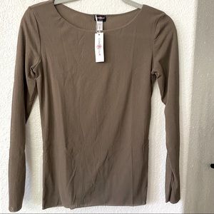 Brown Mesh Top | Size M 🏷